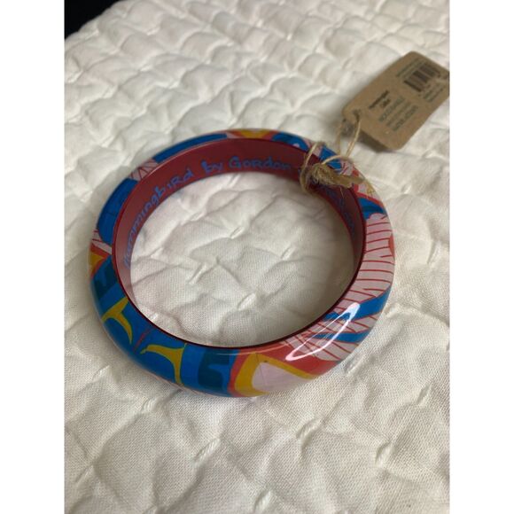 Gordon White Hummingbird Colibri Wood Bangle New Boho Cottagecore Bracelet‎ Fun - Picture 4 of 10